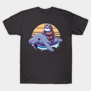 Manatee Sloth T-Shirt